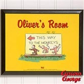 Curious George® Personalized Wall Plaque - 11598