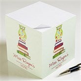 Wise Owl Personalized Note Cube - 11633