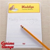 Curious George® Personalized Notepad - 11637