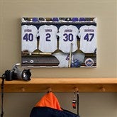 New York Mets MLB Personalized Locker Room Canvas- 12x18 - 11640-S