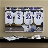 New York Mets MLB Personalized Locker Room Canvas- 16x24 - 11640-M