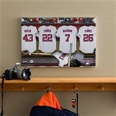 Washington Nationals MLB Personalized Locker Room Canvas- 12x18 - 11641-S