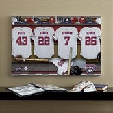 Washington Nationals MLB Personalized Locker Room Canvas- 16x24 - 11641-M