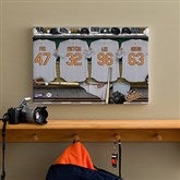 Baltimore Orioles MLB Personalized Locker Room Canvas- 12x18 - 11644-S