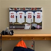 Philadelphia Phillies MLB Personalized Locker Room Canvas- 12x18 - 11661-S