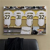 Pittsburgh Pirates MLB Personalized Locker Room Canvas- 24x36 - 11666-L