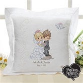 Precious Moments® Personalized Wedding Linen Pillow - 11681