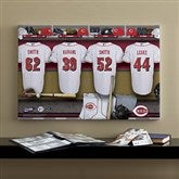 Cincinnati Reds MLB Personalized Locker Room Canvas- 16x24 - 11706-M