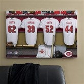 Cincinnati Reds MLB Personalized Locker Room Canvas- 24x36 - 11706-L