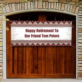 Happy Retirement© Personalized Non-Photo Banner - 11714-B