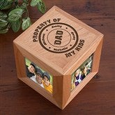 Property of My Kids Personalized Photo Cube - 11721
