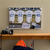 Kansas City Royals MLB Personalized Locker Room Canvas- 12x18 - 11737-S