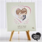 Precious Moments© Personalized Heart Wedding Canvas Art - 11744