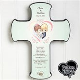 Precious Moments® Personalized Heart Wedding Cross - 11745