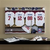 Minnesota Twins MLB Personalized Locker Room Canvas- 16x24 - 11747-M
