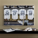 Toronto Blue Jays MLB Personalized Locker Room Canvas- 16x24 - 11753-M