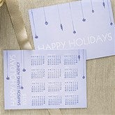 Holiday Greetings Personalized Christmas Calendar - 11965