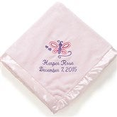 Baby Love Personalized Embroidered Blanket- Pretty Pink - 12027-P