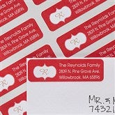 First Christmas Return Address Labels - 12039