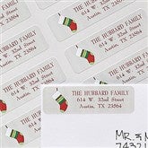 Fireplace Greetings Return Address Labels - 12049