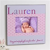 Just For Them Personalized 5x7 Wall Frame For Girls - 12107