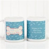 I Love My Dog Personalized Coffee Mug - 12135