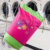 Flower Power Personalized Laundry Bag - 12205