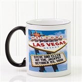 Welcome To Las Vegas Personalized Coffee Mug - 12215