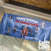 Santa Claus Is Comin' To Town® Personalized Oversized Doormat - 12230-O