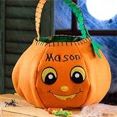 Pumpkin Pal Embroidered Trick or Treat Bag - 12242