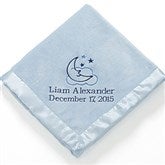 Baby Love Personalized Embroidered Blanket- Blue - 12287-B