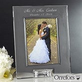 Orrefors Engraved Wedding Photo Frame - 12306