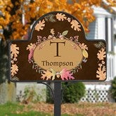 Autumn Hues Personalized Garden Stake - 12309-S