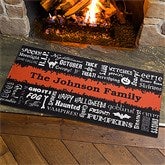 Halloween Words Personalized Oversized Doormat - 12314-O