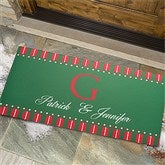 Christmas Spirit Personalized Oversized Doormat - 12367-O