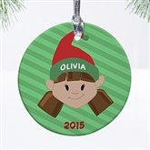Christmas Character Personalized Ornament - 12411