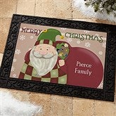 Vintage Santa Personalized Standard Doormat - 12427-S