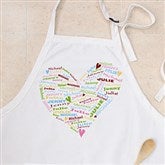 Her Heart Of Love Personalized Apron - 12474