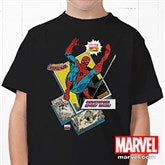 Marvel Retro® Youth Black T-Shirt - 12500-YBT
