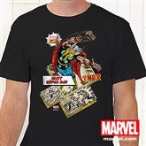Marvel Retro®  Adult Black T-Shirt - 12500-ABT
