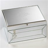 Write Your Own Engraved Mirrored Jewelry Box-Large - 12507-L