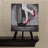 Head Over Heels Personalized Canvas Art-5 1/2