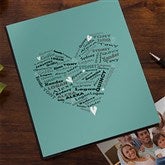 Her Heart of Love Personalized Deluxe Photo Album - 12571