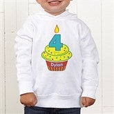 My Little Cupcake Birthday Hooded Sweatshirt - 12582-THS
