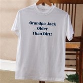 Birthday Greetings Personalized White T-Shirt - 12599-WT