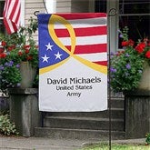US Pride Personalized Garden Flag - 12613