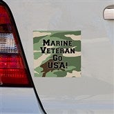 Camo Personalized Bumper Magnet- Square - 12617-S