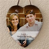 Photo Sentiments Personalized Heart Slate - 12631