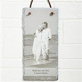 Photo Sentiments Personalized Vertical Slate - 12633