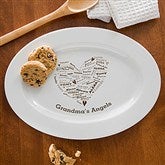 Her Heart of Love Personalized Platter - 12660